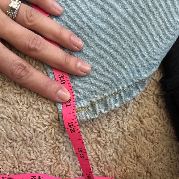 Universal Thread High Rise Flare Leg Jeans Light Wash Denim Blue Women's Size 17 - Picture 8 of 8